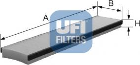 UFI 53.283.00 - Фильтр воздуха в салоне autodnr.net