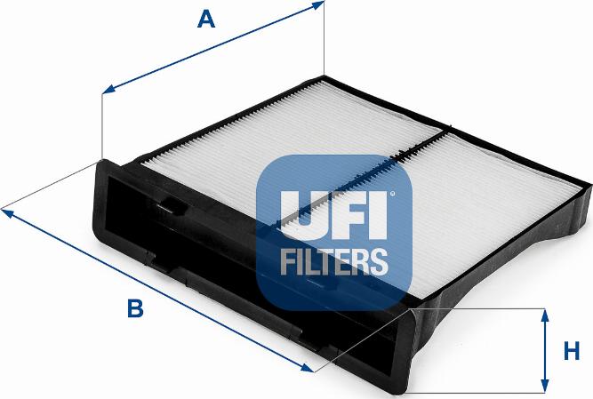 UFI 53.329.00 - Фильтр воздуха в салоне avtokuzovplus.com.ua