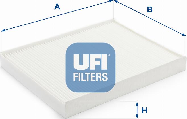 UFI 53.379.00 - Фильтр воздуха в салоне autodnr.net