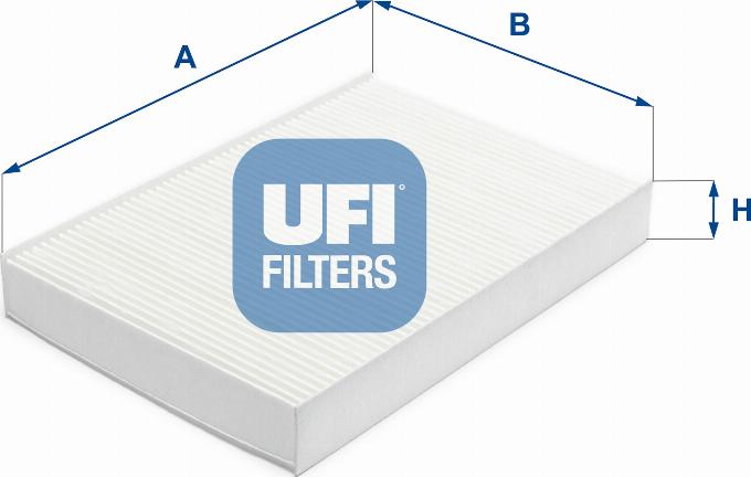 UFI 53.389.00 - Фильтр воздуха в салоне autodnr.net