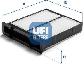 UFI 53.426.00 - Фильтр воздуха в салоне autodnr.net