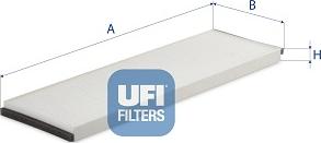 UFI 53.440.00 - Фильтр воздуха в салоне autodnr.net