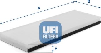 UFI 53.444.00 - Фильтр воздуха в салоне autodnr.net