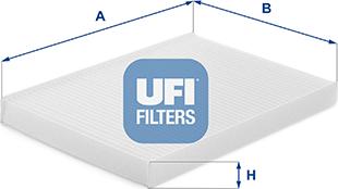 UFI 53.448.00 - Фильтр воздуха в салоне autodnr.net