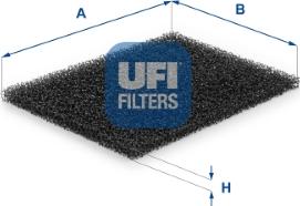UFI 53.452.00 - Фільтр, повітря у внутрішній простір autocars.com.ua