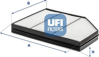 UFI 53.453.00 - Фильтр воздуха в салоне autodnr.net