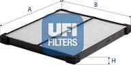 UFI 53.570.00 - Фильтр воздуха в салоне autodnr.net