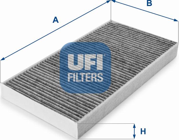UFI 54.100.00 - Фільтр, повітря у внутрішній простір autocars.com.ua
