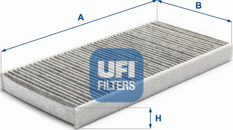 UFI 54.106.00 - Фильтр воздуха в салоне avtokuzovplus.com.ua