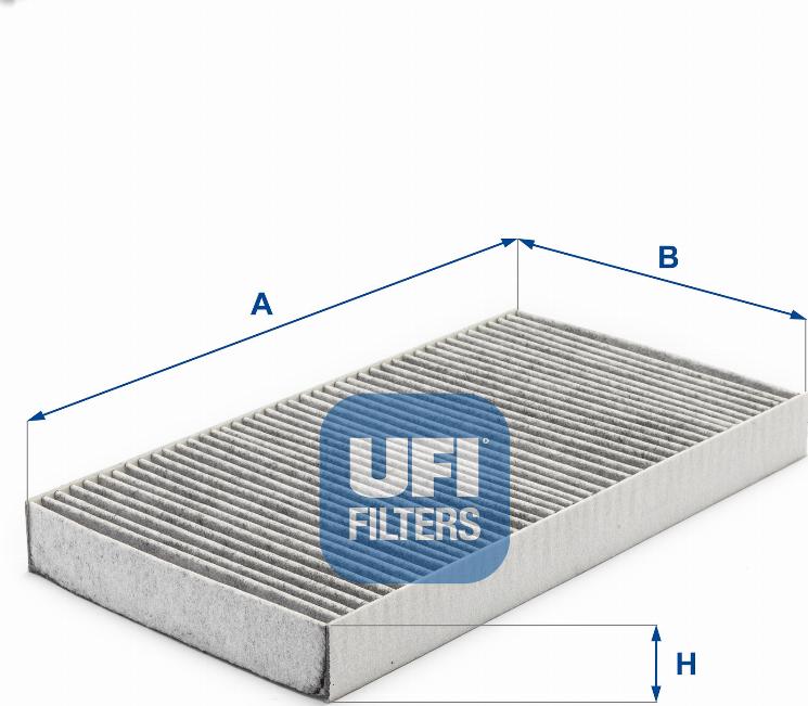 UFI 54.107.00 - Фильтр воздуха в салоне avtokuzovplus.com.ua