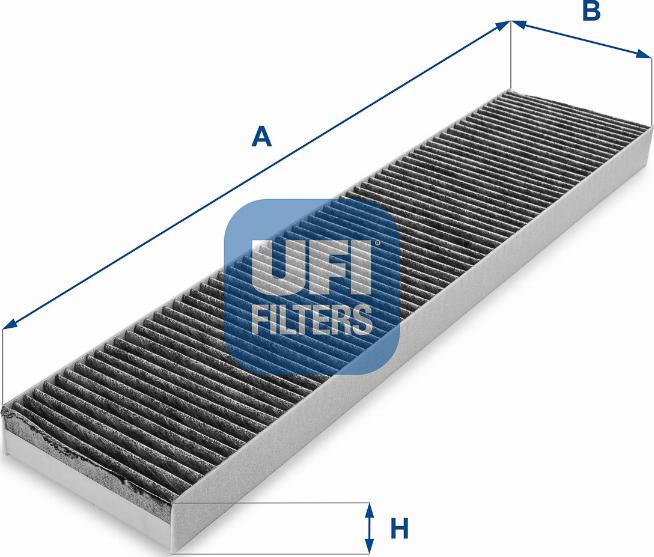 UFI 54.118.00 - Фильтр воздуха в салоне avtokuzovplus.com.ua