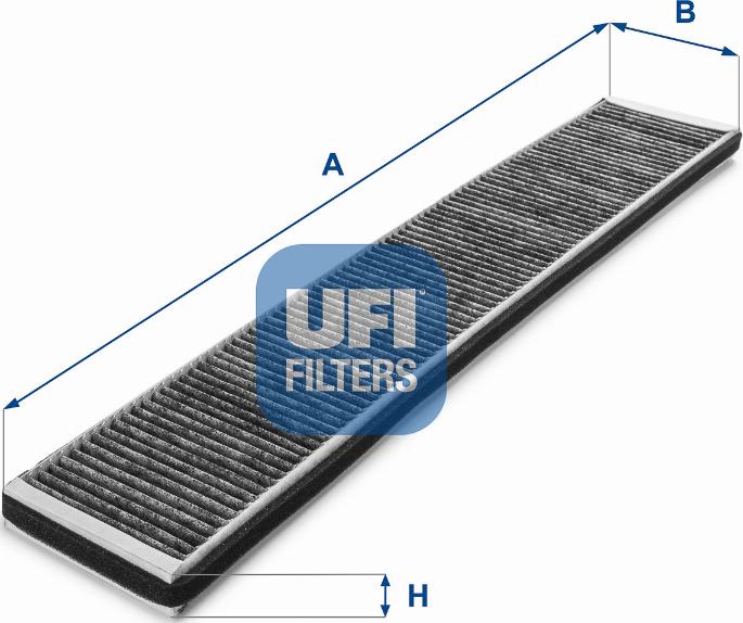 UFI 54.121.00 - Фільтр, повітря у внутрішній простір autocars.com.ua
