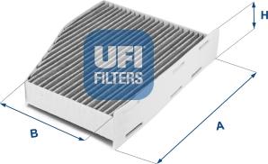 UFI 54.124.00 - Фильтр воздуха в салоне autodnr.net