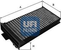 UFI 54.125.00 - Фільтр, повітря у внутрішній простір autocars.com.ua