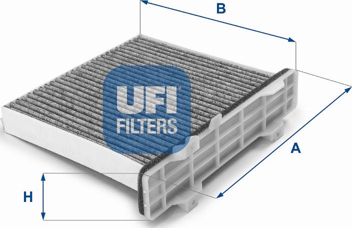 UFI 54.147.00 - Фільтр, повітря у внутрішній простір autocars.com.ua