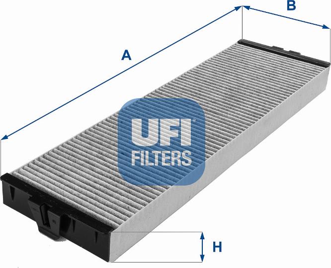 UFI 54.151.00 - Фильтр воздуха в салоне avtokuzovplus.com.ua