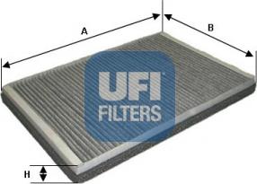 UFI 54.169.00 - Фильтр воздуха в салоне autodnr.net