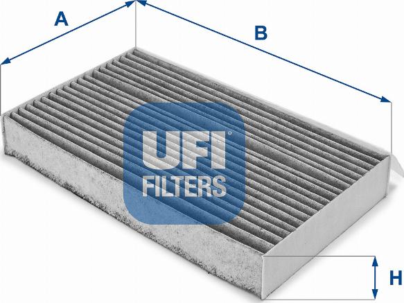 UFI 54.217.00 - Фильтр воздуха в салоне avtokuzovplus.com.ua