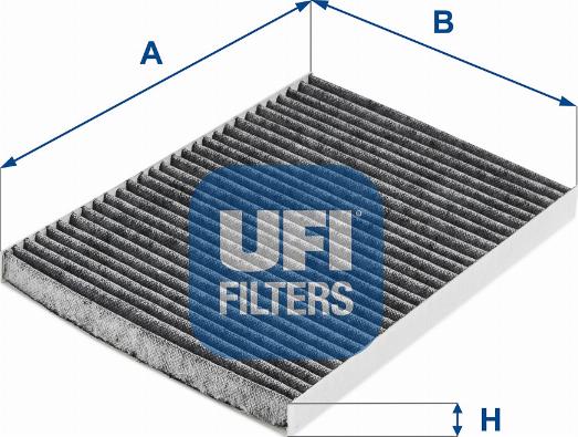 UFI 54.239.00 - Фільтр, повітря у внутрішній простір autocars.com.ua