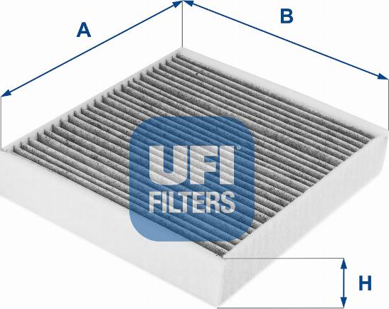 UFI 54.244.00 - Фильтр воздуха в салоне avtokuzovplus.com.ua