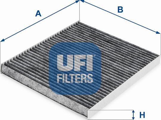 UFI 54.256.00 - Фiльтр салону autocars.com.ua