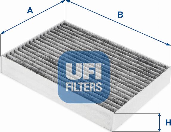 UFI 54.257.00 - Фильтр воздуха в салоне autodnr.net