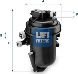 UFI 55.084.00 - Топливный фильтр avtokuzovplus.com.ua