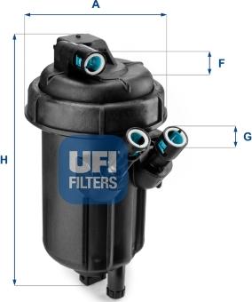 UFI 55.116.01 - Топливный фильтр autodnr.net