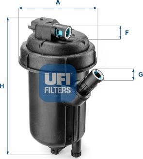UFI 55.125.00 - Топливный фильтр avtokuzovplus.com.ua