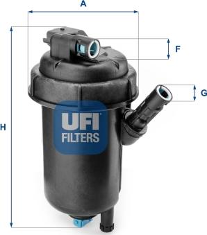 UFI 55.139.00 - Топливный фильтр autodnr.net