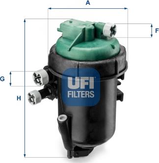 UFI 55.173.00 - Топливный фильтр avtokuzovplus.com.ua