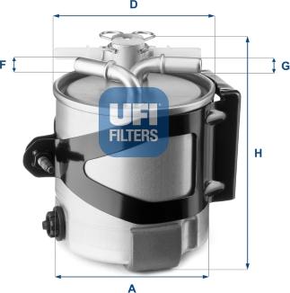 UFI 5543000 - Топливный фильтр autodnr.net