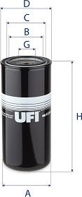 UFI 80.137.00 - Фільтр, Гідравлічна система приводу робочого устаткування autocars.com.ua