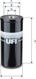 UFI 87.012.00 - Фільтр, Гідравлічна система приводу робочого устаткування autocars.com.ua