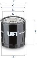 UFI 23.721.00 - Масляний фільтр autocars.com.ua
