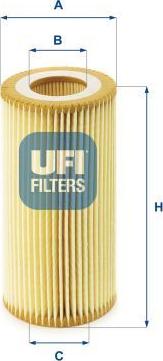 UFI 25.040.00 - Масляний фільтр autocars.com.ua