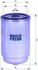 Unico Filter FI 8155/2 - Паливний фільтр autocars.com.ua