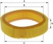 Uniflux Filters XA117 - Повітряний фільтр autocars.com.ua