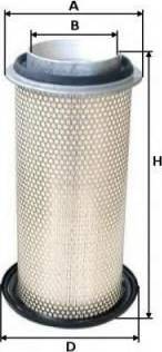 Uniflux Filters XA1537 - Повітряний фільтр autocars.com.ua