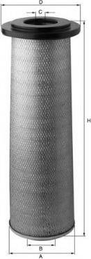 Uniflux Filters XA1541 - Повітряний фільтр autocars.com.ua