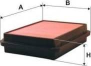 Uniflux Filters XA166 - Повітряний фільтр autocars.com.ua