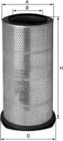 Uniflux Filters XA1765 - Повітряний фільтр autocars.com.ua