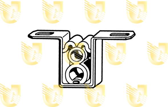 Unigom 165075 - Кронштейн, втулка, система випуску autocars.com.ua