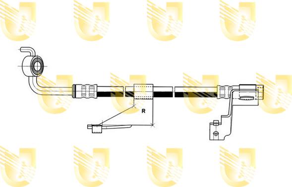 Unigom 377298 - Тормозной шланг autodnr.net