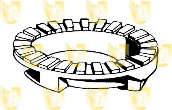 Unigom 390150 - Опорне кільце, опора стійки амортизатора autocars.com.ua