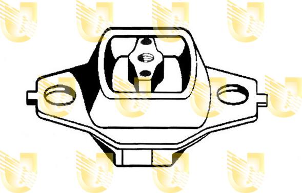 Unigom 395055 - Подушка, підвіска двигуна autocars.com.ua