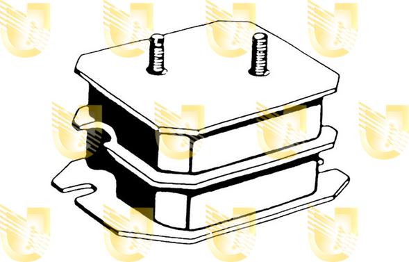 Unigom 395208 - Подушка, підвіска двигуна autocars.com.ua