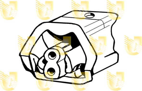 Unigom 396056 - Подушка, підвіска двигуна autocars.com.ua