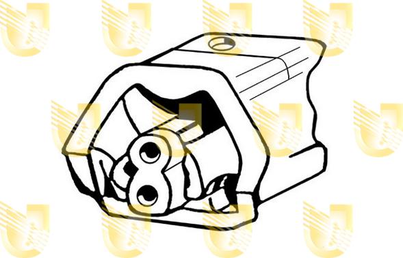 Unigom 396098 - Подушка, підвіска двигуна autocars.com.ua