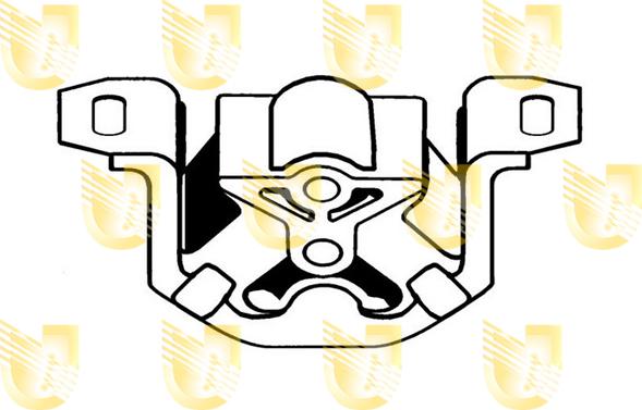 Unigom 396407 - Подушка, підвіска двигуна autocars.com.ua